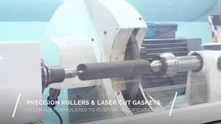 Precision Rollers and Laser-cut Gaskets - TRP Polymer Solutions