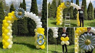 Number Balloon Arch Tutorial