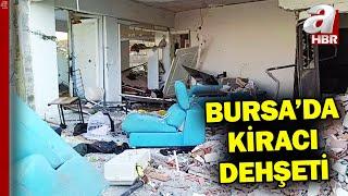 Bursada kiracı dehşeti Ev sahibiyle tartışan kiracı gazı açarak evi havaya uçurdu  A Haber