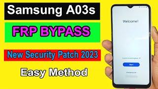 Samsung A03s Frp Bypass Android 11  A037F Google Account Remove  New Security Patch 2023