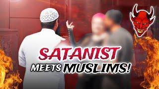  Satanist meets Muslims and Shocks them with her faithUK 