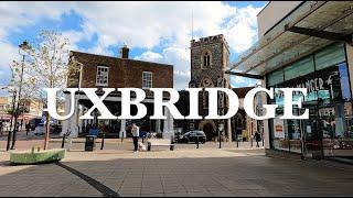 Uxbridge in the London Borough of Hillingdon - The Chimes - High Street - North West London