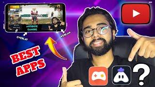 Top 3 Best Live Stream Apps Android Stream BGMI & FREE FIRE Without PC Like Professional Streamer