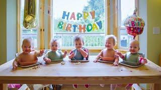 The Freels Quintuplets Turned One Year Old