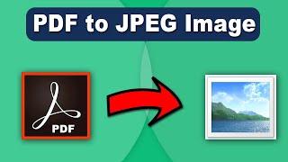 How to Convert PDF to JPEG Image using Adobe Acrobat Pro 2017