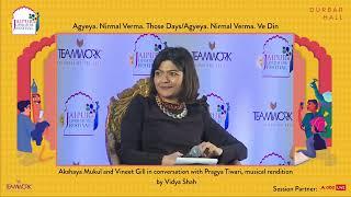 Agyeya. Nirmal Verma. Those DaysAgyeya. Nirmal Verma. Ve Din  Jaipur Literature Festival 2023