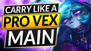 The FULL GUIDE to VEX - Tricks Matchups Laning Builds and Tips - LoL ADC Guide