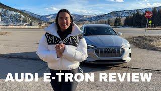 Audi E Tron review in Aspen - Comparing the E Tron to the Tesla Model Y