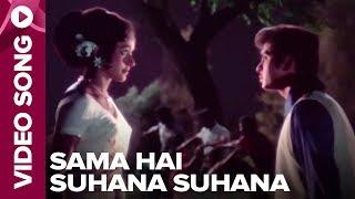 Sama Hai Suhana Suhana Video Song - Ghar Ghar Ki Kahaani - Rakesh Roshan Jalal Agha