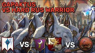 Gapaktus vs Hard rus warrior   Total War Warhammer 2  1 vs 1 сетевые  наземные битвы