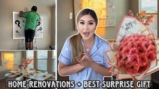 SURPRISED MY GIRLFRIEND WITH THE BEST GIFT EVER  HOUSE RENOVATIONS & UPGRADES