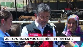 ANKARA Bakan Yumaklı Bitkisel üretim planlaması eylülde başlayacak