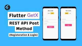 Flutter Getx Rest API Tutorial - Registration & Login  Post Method