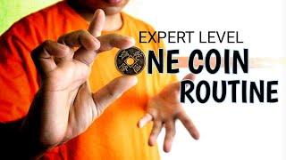 EXPERT LEVEL One Coin Routine TUTORIAL  LEARN IT NOW FOR FREE   WHITEVERSE CHANNEL
