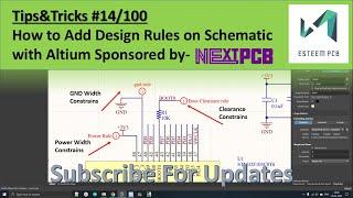 Altium Designer Tips #14 Add PCB Design Rules in Schematic