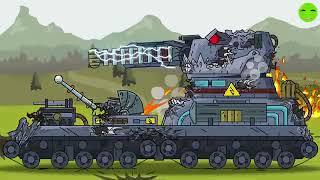 KV 54 Weakness. Electro Monster vs KV 54.  Cartoons about tanks