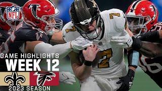 New Orleans Saints vs. Atlanta Falcons Game Highlights  NFL 2023 Week 12