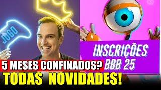 BBB 25 TERÁ MAIS DE 100 DIAS? SAIBA TODOS NOVIDADES DO BBB 25