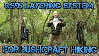 Layering system for hiking or bushcraft CS95 DPM