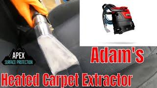 Adams Heated Carpet Extractor 200 Degrees First Thoughts On The Experience Out Of Box.