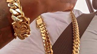 ️ GAS Miami Cuban link collection. Gold Jewelry progress 13