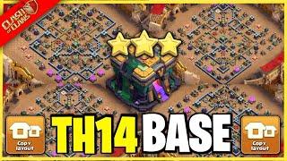 TOP 5  BEST TH14 ANTI 2 STAR BASE WITH LINK  TH14 WAR BASE 2024  TH14 LAYOUT CLASH OF CLANS