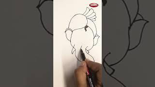 How To Draw Lord Ganesh  Ganesh Chaturthi drawing  Lord Ganesh easy drawing