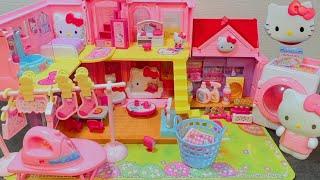 20 Minutes Satisfying with Unboxing Hello Kitty Big House and Laundry Set Compilation ASMR Video