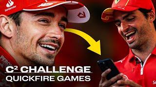 C² Challenge  Quickfire Games with Charles Leclerc and Carlos Sainz
