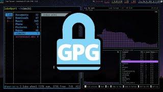 Basic File Encryption with GPG key pairs