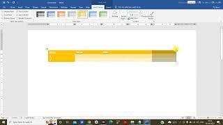 MicroSoft Word  How to add Table