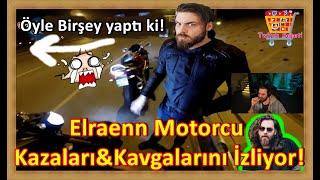 Elraenn - Türkiyede Yaşanan Motorcu Kazaları &Kavgalarını İzliyor #elraenn #elraenizliyor #izliyor