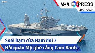 Soái hạm của Hạm đội 7 Hải quân Mỹ ghé cảng Cam Ranh  Truyền hình VOA 9724