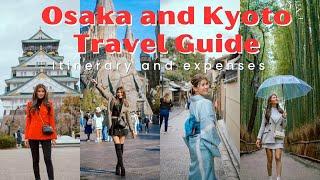 Japan Vlog Osaka and Kyoto Travel Guide expenses and itinerary  Jen Barangan