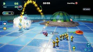 Pikmin 4 Hefty Haulway Minigames Perfect Goal Gameplay Switch