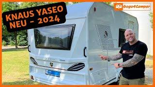 Knaus YASEO - Die neuen Leichtbau-Wohnwagen mit innovativen Raumlösungen YASEO 340PX  YASEO 500DK