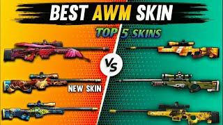 Top 5 Best AWM Skin Garena Free Fire