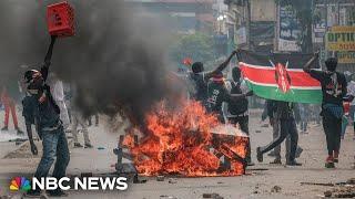 Protesters clash with Kenyan police as unrest continues