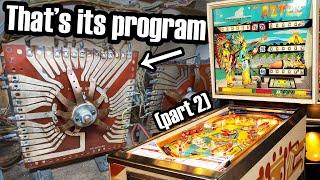 The step-by-step mechanical logic of old pinball machines