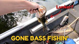 Big Truck Small Boat Fishing a Bass Tournament