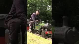 Arthur on the Bankside Miniature Railway #short #steamtrain #steam #train #miniaturerailway