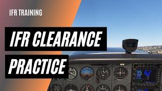 Practice with IFR Clearance and Departure  Long IFR Cross Country  61.65d