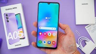 Samsung Galaxy A05s Unboxing Hands-On & First Impressions Violet