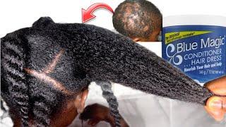 HOW I USE BLUE MAGIC HAIR GREASE FENUGREEK SEEDS AND ROSEMARY TO GROW MY HAIR