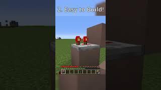 Best Redstone Clock #cheap #easy #minecraft #tutorial #redstone #shorts