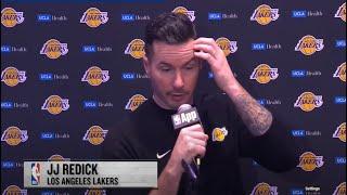 JJ Redick EMBARRASSED Over Lakers UGLY Win vs Toronto Raptors  Lebron James & Anthony Davis