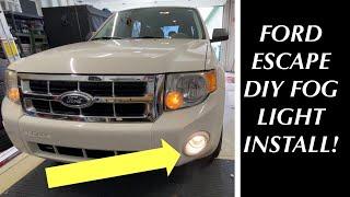 ESCAPE DIY FOG LIGHT INSTALL Tying up loose ends