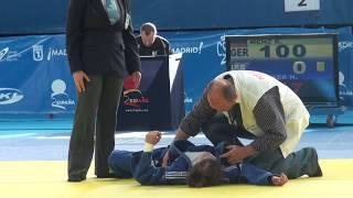 Women Judo  esp2014 w-48  GER  vs ISR Choke out