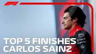 Carlos Sainzs Top 5 Race Finishes