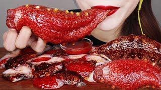 ASMR RED SEA CUCUMBER  홍해삼 먹방 赤ナマコ MUKBANG EATING SOUNDS.